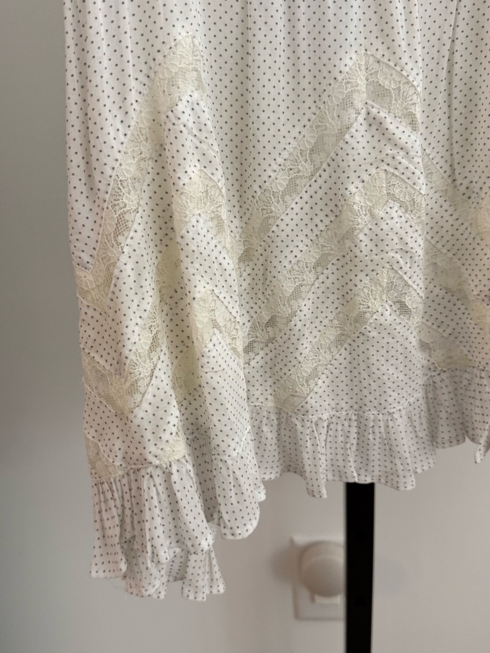 Free People White Sheer Polka Dot Camisole - Picture 4 of 6